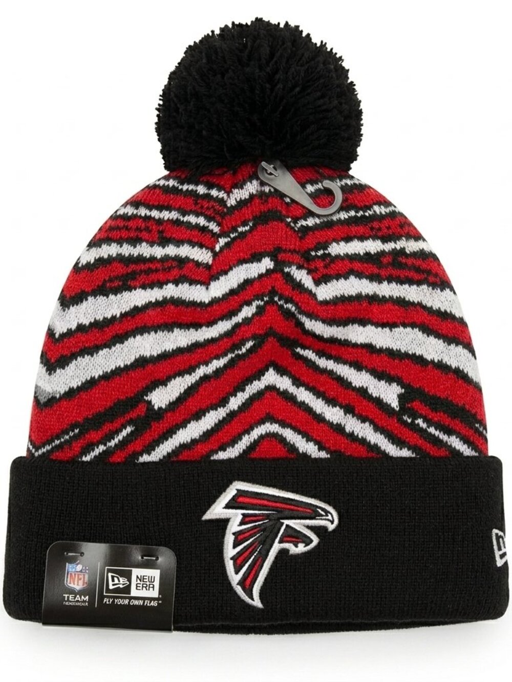 New Era Atlanta Falcons Cuffed Pom Knit Beanie Hat